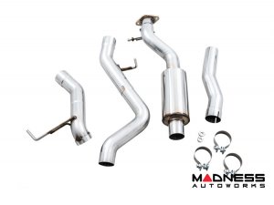 Ford Bronco Performance Exhaust System - Cat Back - Single Rear Exit - AWE - No Tip w/ Bash Guard